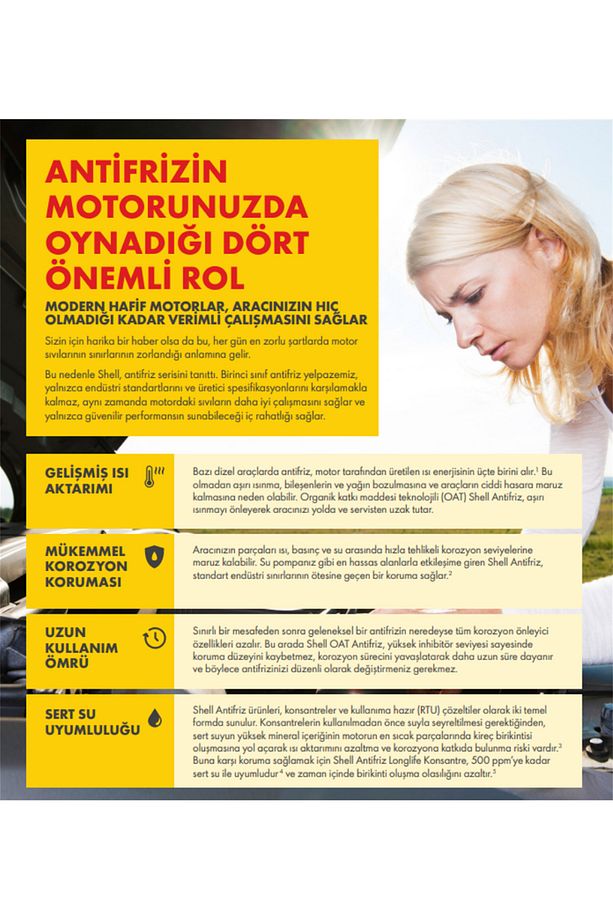 Coolant Essential Konsantre 1 Litre (Mavi) Antifriz - 2