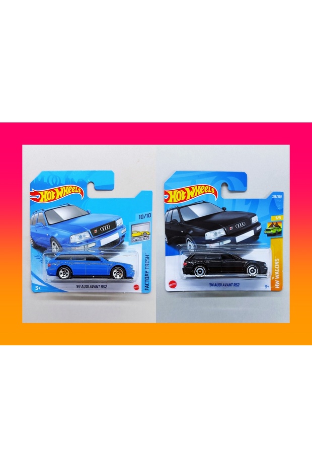 Set of 2 -'94 Audi Avant Rs2 (Blue and Black)