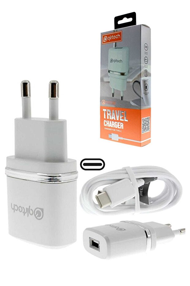 Android Hızlı Şarj Cihazı Usb Type-Şarj cihazı Type-c Girişli Şarj Data Kablosu Hızlı Şarj - 1