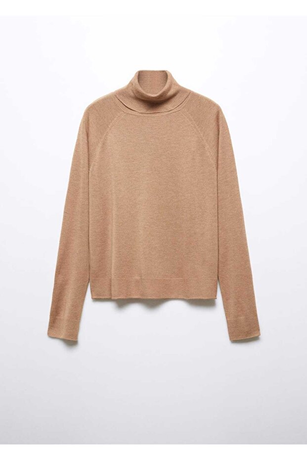 İnce triko boğazlı kazak - 3