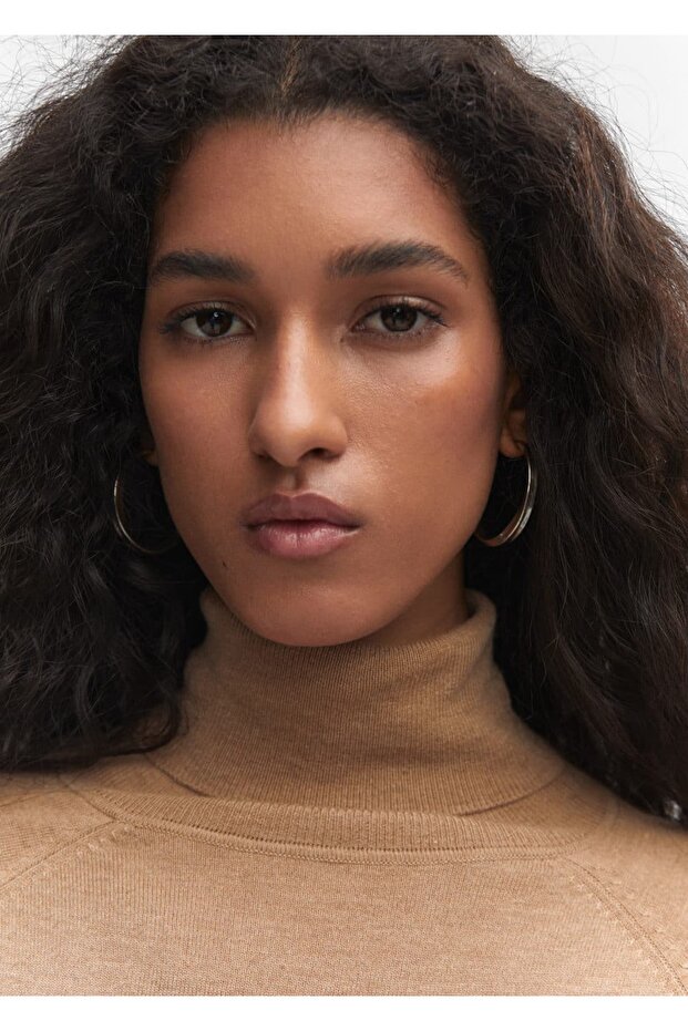 İnce triko boğazlı kazak - 6