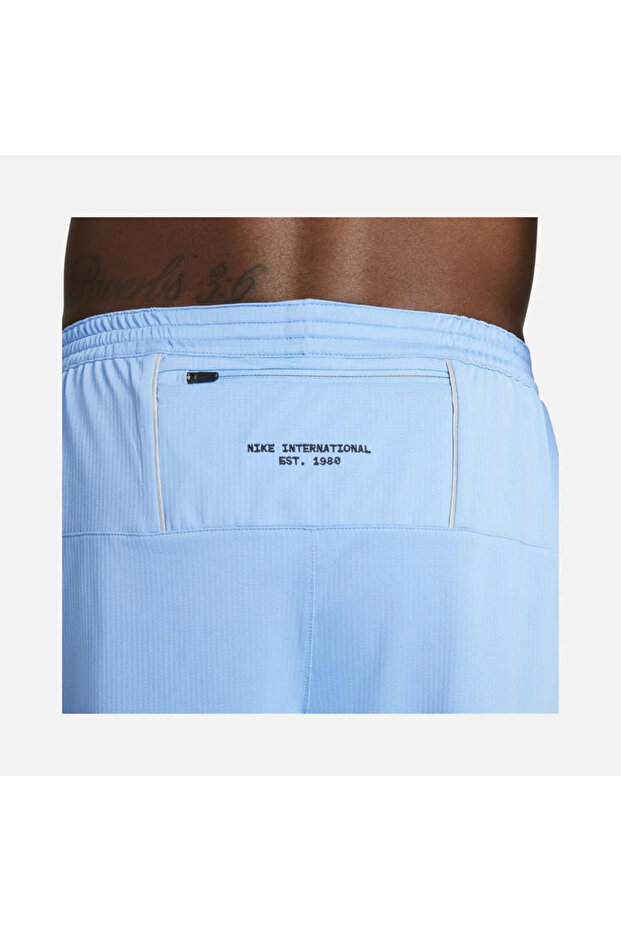 Dri-Fit Heritage Knit Short 4 In Running erkek mavi koşu Şort dm4739 - 2