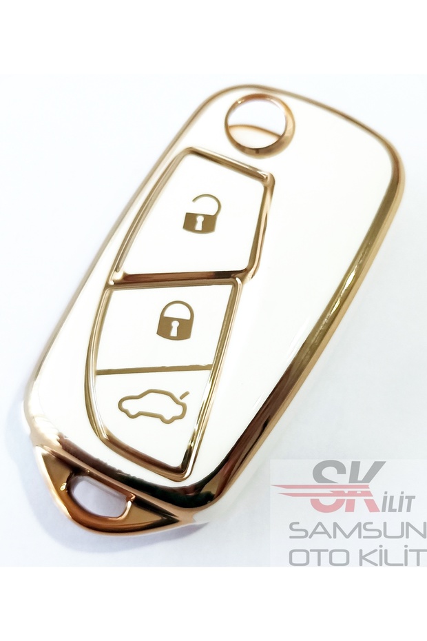 Linea Fiorino Nemo Bipper Nano Key Control Case Auto Keychain Premium Quality White