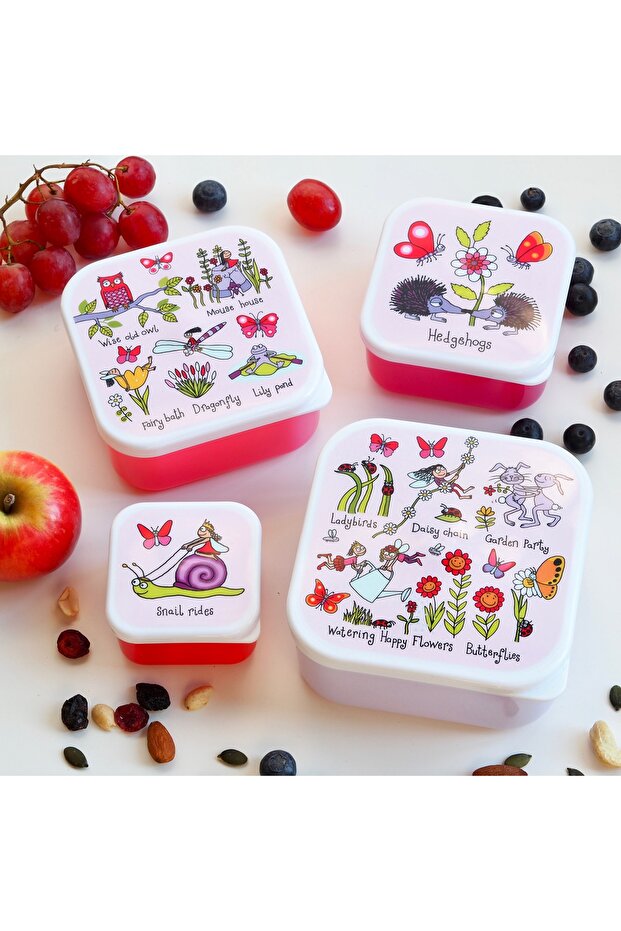 4-Piece Lunch Box Secret Garden