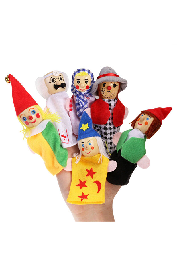 Story Characters 6-Piece Finger Puppet