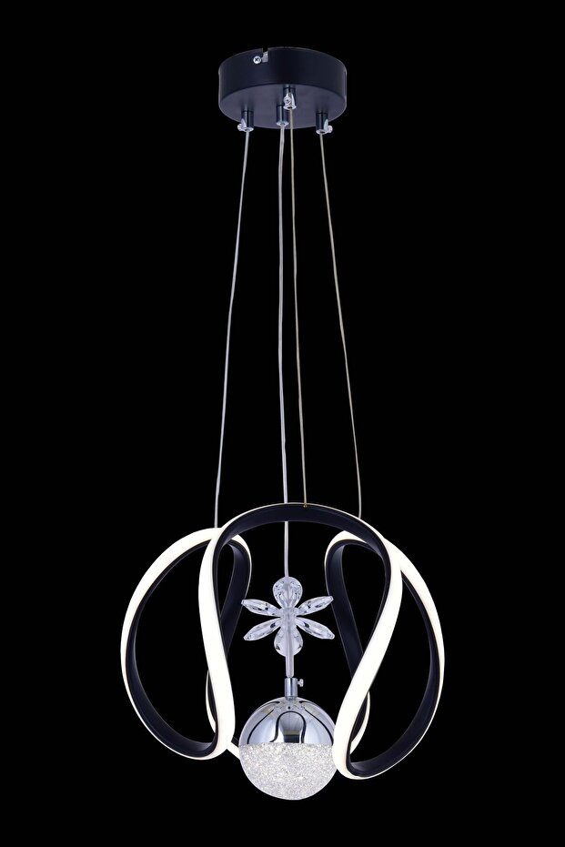 DALGA LED TEK TOPLU SİYAH - 3