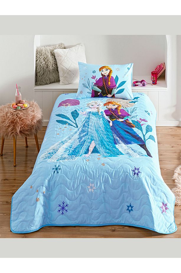 Zorlu Lisanslı Yatak Örtüsü Seti Frozen Flower Power Tek Kişilik - 1