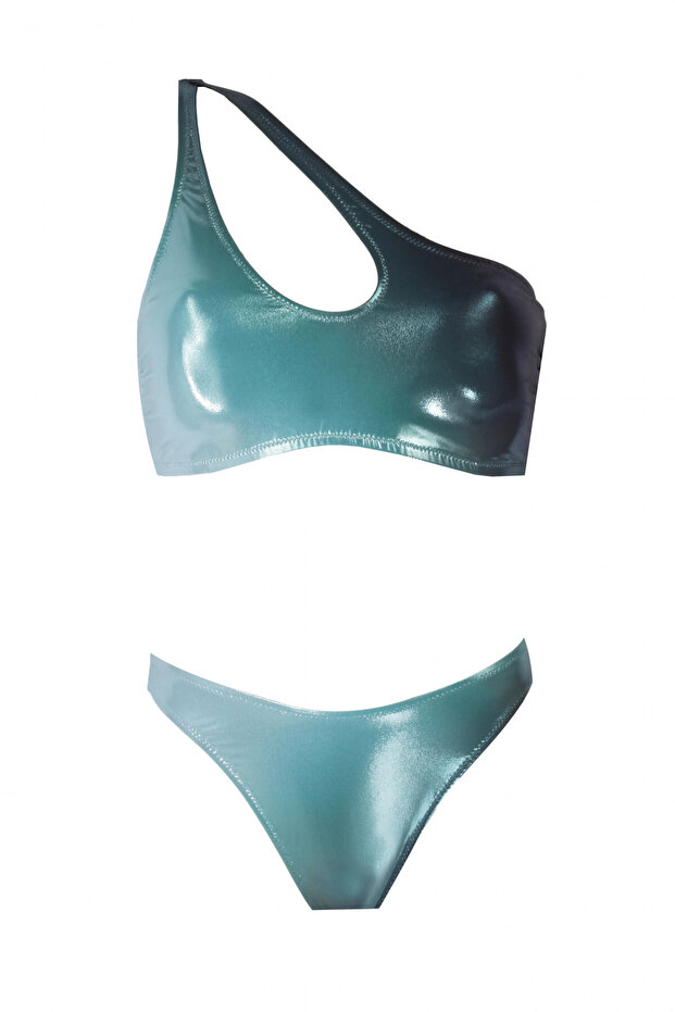 PARLAK TEK OMUZ BİKİNİ - 1