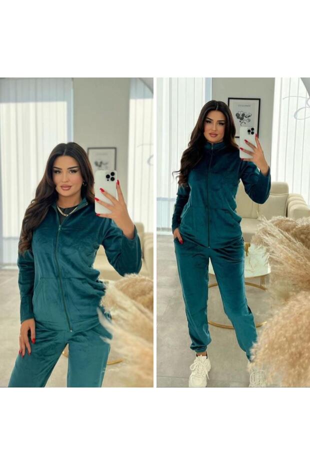 Set de catifea cu fermoar - 1