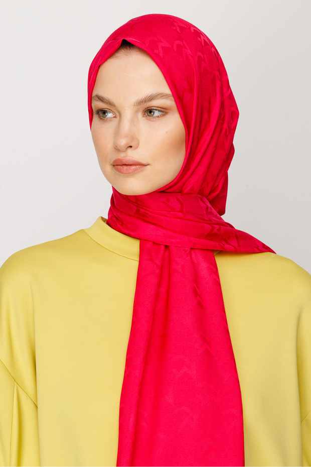 Mc Pattern Jacquard Shawl - 5