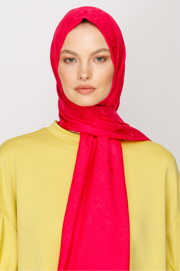 Mc Pattern Jacquard Shawl - 1