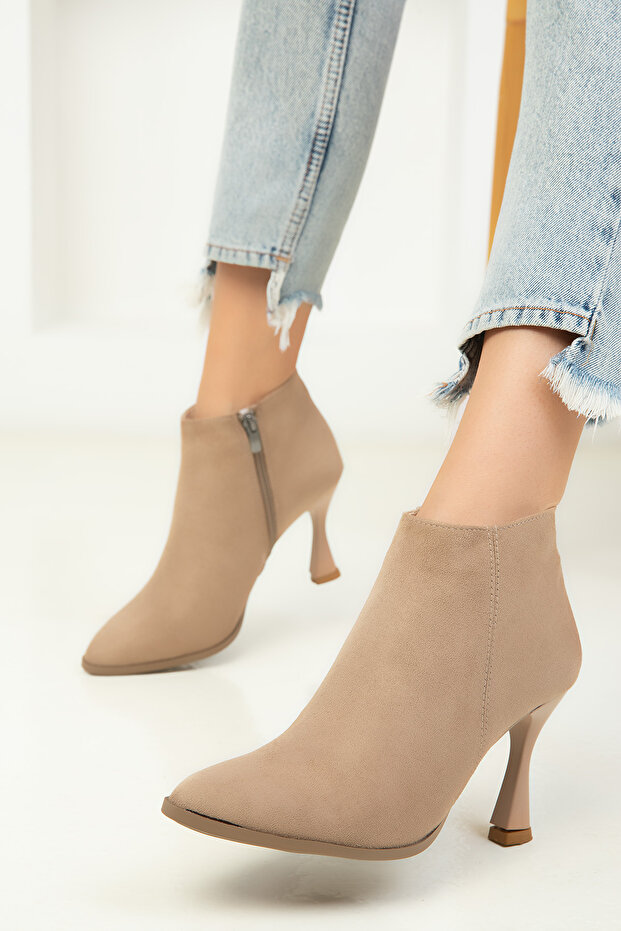 Vizon Süet Kadın Bot & Bootie 17525 - 5