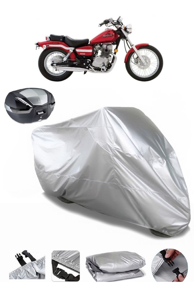 Honda CMX 250 Rebel Rear Bag Compatible Motorcycle Tarpaulin Luxury Quality Motorcycle Tarpaulin