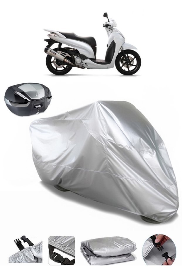 Honda SH 300 Rear Bag Compatible Motorcycle Tarpaulin Luxury Quality Motorcycle Tarpaulin
