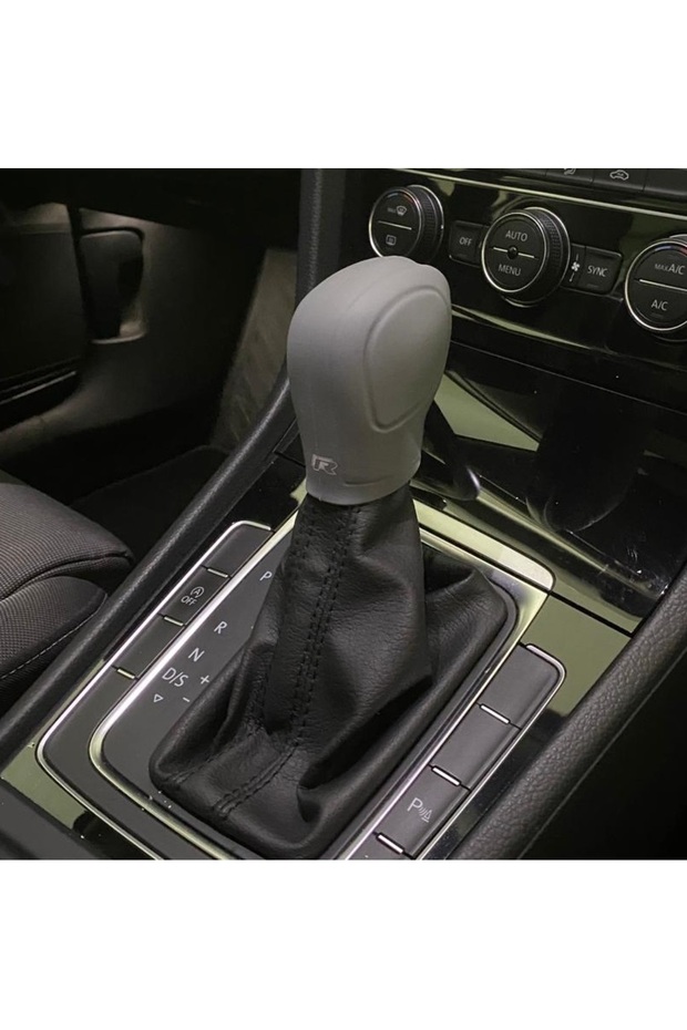 Vw Polo Dsg Silicone Gear Shift Knob Case Gray R Logo