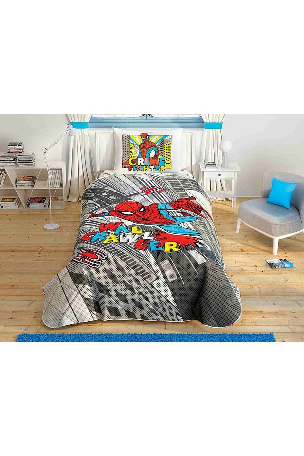 TAÇ SPIDER MAN WALL TEK KİŞİLİK UYKU SETİ - 1