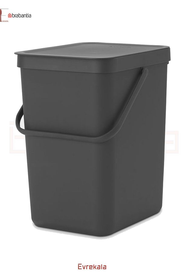 Evrekala Çöp Kovası Duvar Aparatlı Veya Yer Tipi 25 Litre New Series Bin Çöp Kutusu - 1