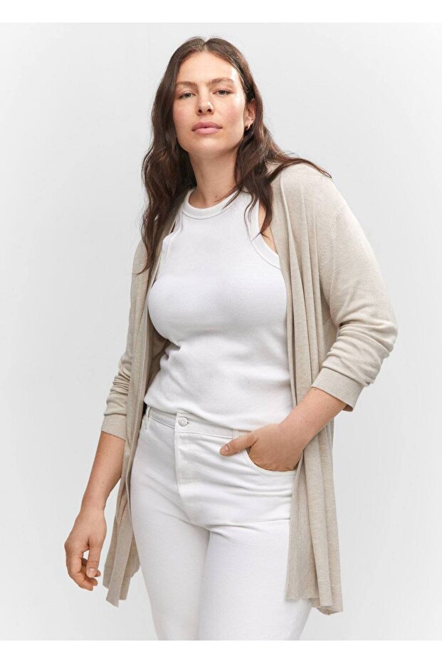 İnce triko hırka - 8