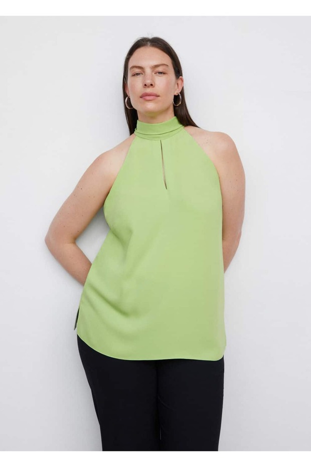 Halter yaka bluz - 8