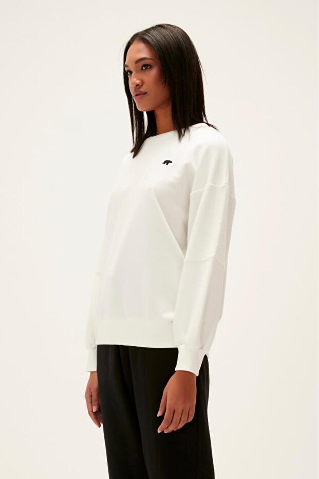 KADIN SWEATSHIRT BASIC CREWNECK 23.04.12.001 - 3