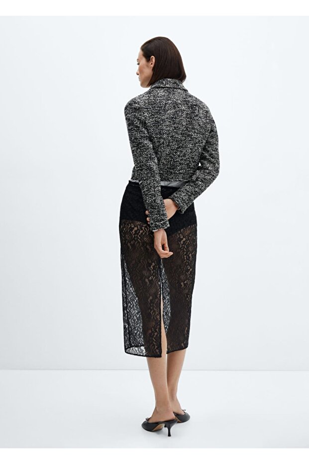 Gömlek Yakalı Tüvit Ceket - 4