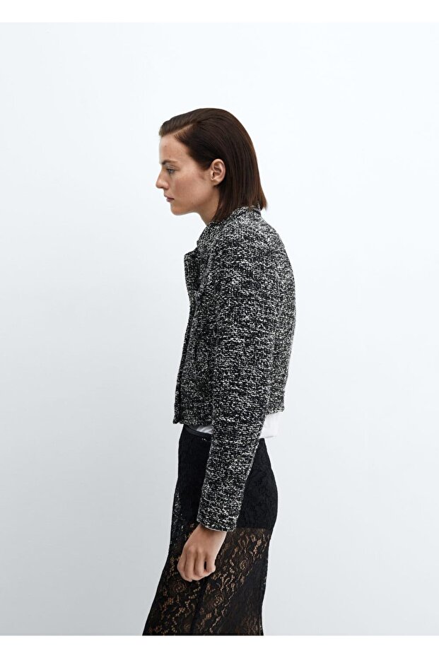 Gömlek Yakalı Tüvit Ceket - 5