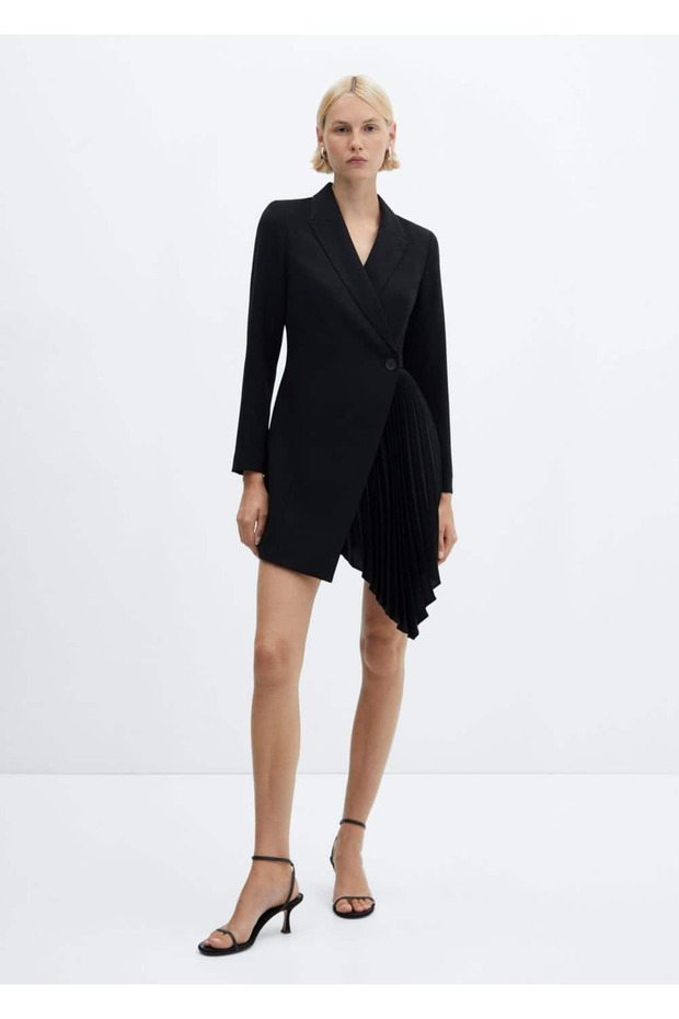 Blazerkleid mit Plissierung - 2