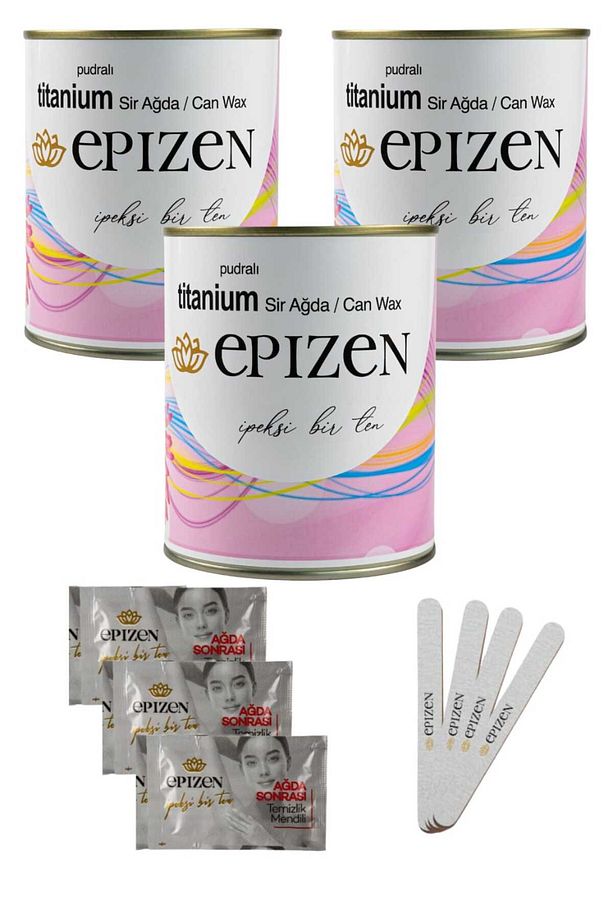 Titanium Konserve Sir Ağda 800 Ml 3 Lü Paket + Temizleme Mendili ve Spatula Seti - 1
