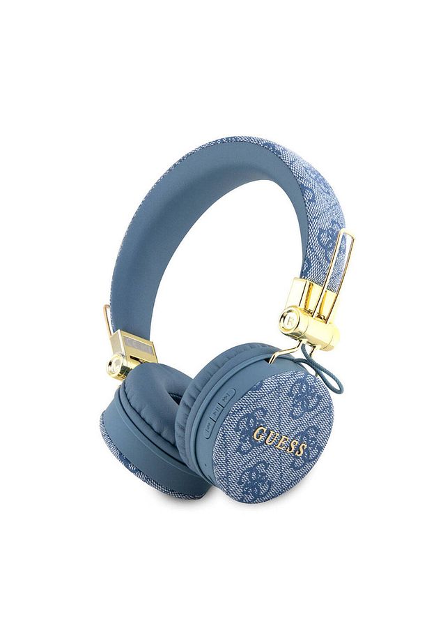 Kulak Üstü Bluetooth Kulaklık Guess Lisanslı PU Deri Ayarlanabilir Tasarım Mavi - 1