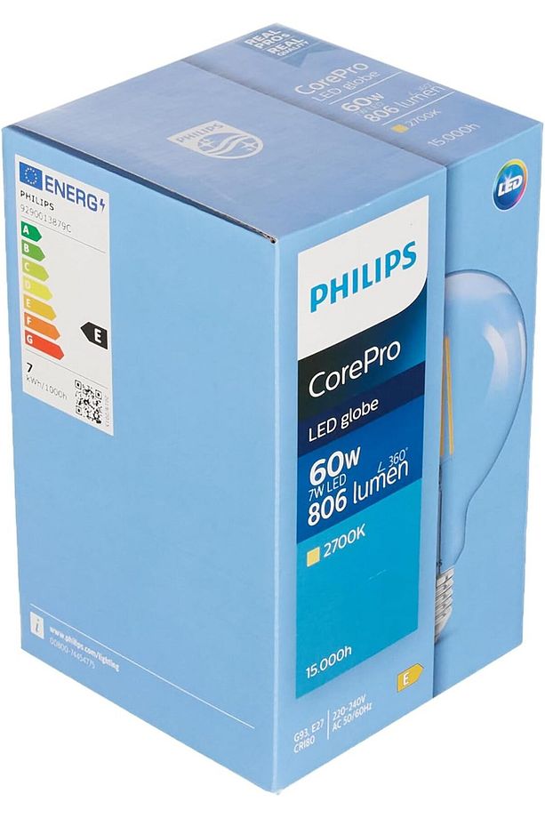 CorePro LEDBulb 7-60W E27 G93 827 CL Dim Edilmez Filament Ampul - 2