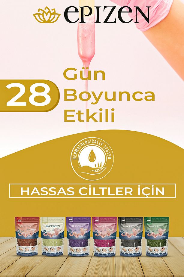 Sir Ağda Makinesi +2 Adet Azulen Soyulabilen Boncuk Ağda + Temizleme Mendili-Spatula Seti - 2