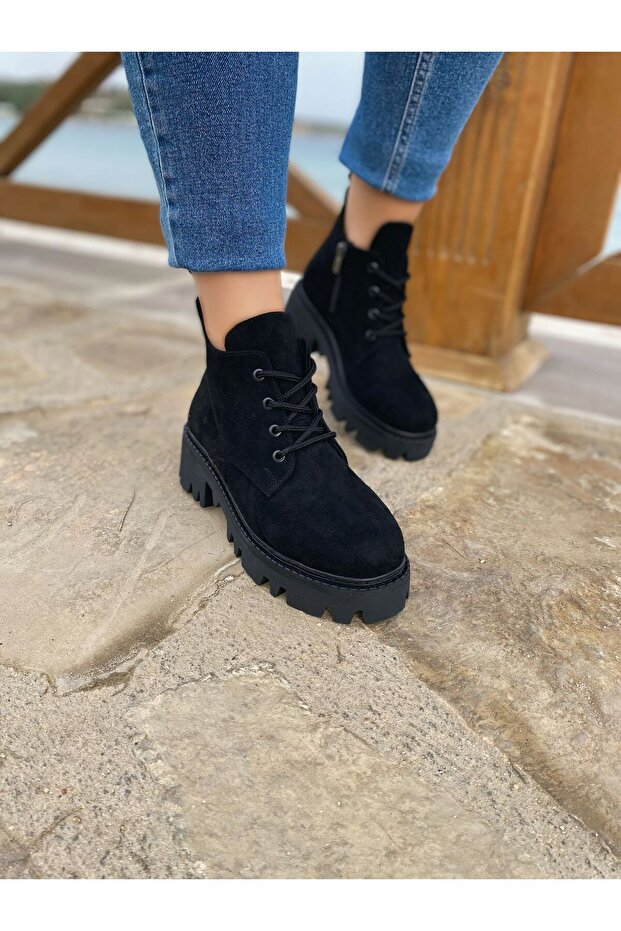 Süet Kadın Bot - 1