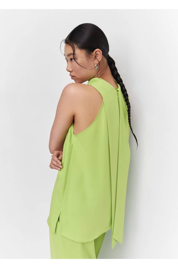 Halter yaka bluz - 5