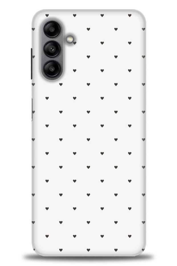 Case for Samsung Galaxy A04S Case Hd Printed - Tiny Black Heart + Full Screen Protector