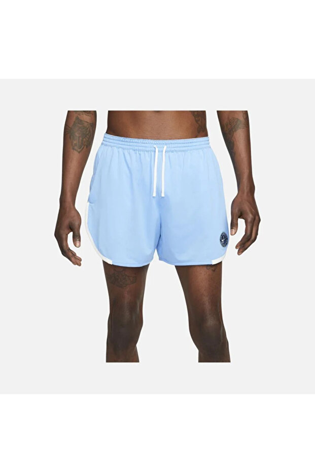 Dri-Fit Heritage Knit Short 4 In Running erkek mavi koşu Şort dm4739 - 5