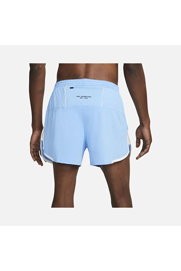 Dri-Fit Heritage Knit Short 4 In Running erkek mavi koşu Şort dm4739 - 6