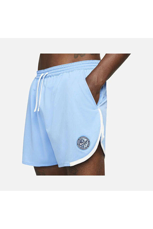 Dri-Fit Heritage Knit Short 4 In Running erkek mavi koşu Şort dm4739 - 1