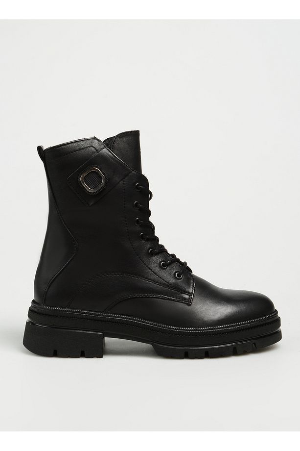 Siyah Kadın Bot 32700 ZN DUZ ANKLE BOT (K) - 1