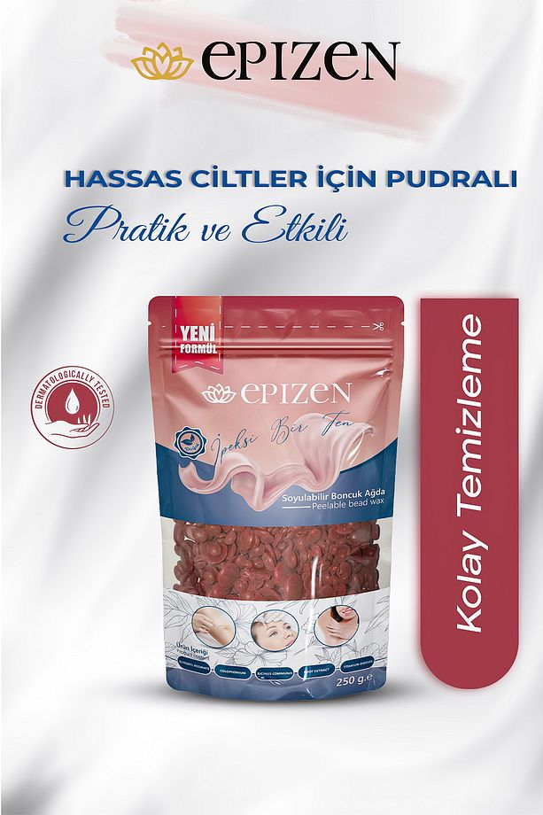 Sir Ağda Makinesi +2 Adet Red Soyulabilen Boncuk Ağda + Temizleme Mendili-Spatula Seti - 2