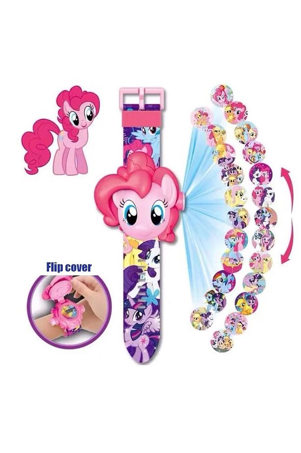 My Little Pony Karakterli Projeksiyonlu Saat 24 Farklı Karakteri Yansıtır. - 1