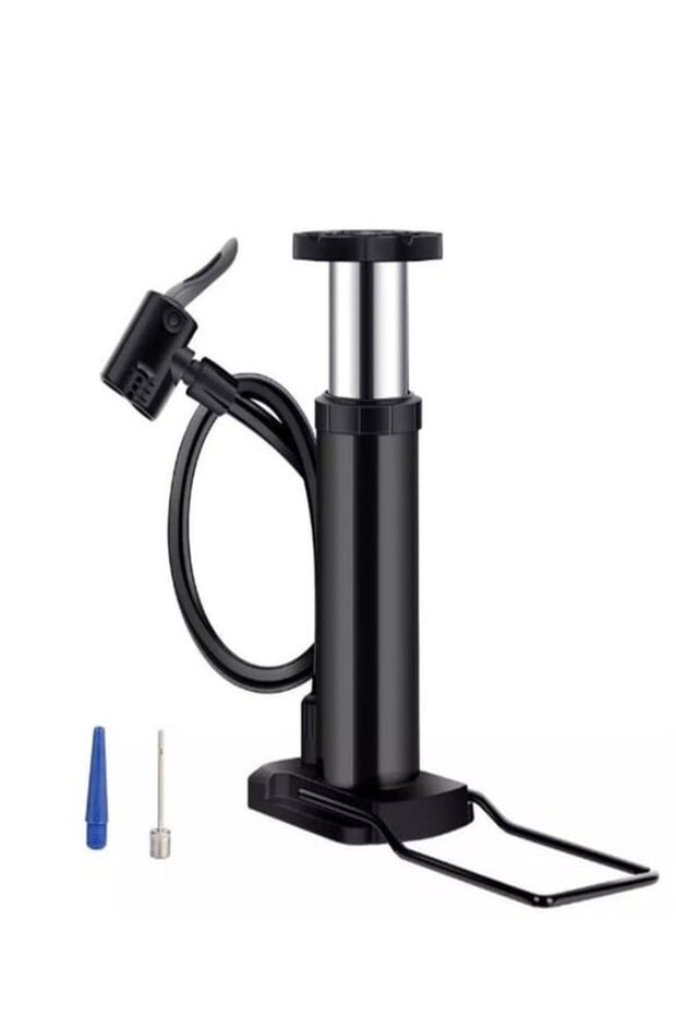 Bicycle Pump Tire Air Inflator Pump Car Motor Bike Ball Boat Pump with Ball Needle Gift