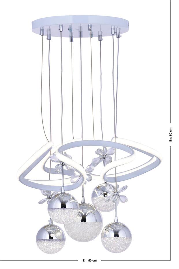 AHU LED 5 TOP KROM - 2