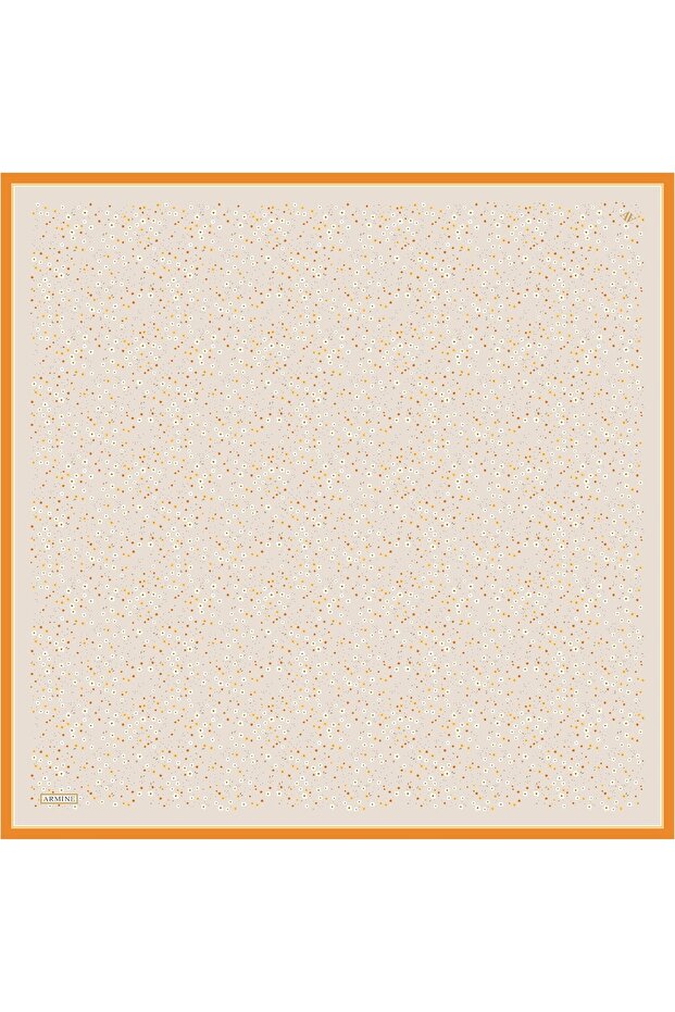 ARMİNE İPEK EŞARP 8900D (TWİLL) (NOSTALJİ) - 5