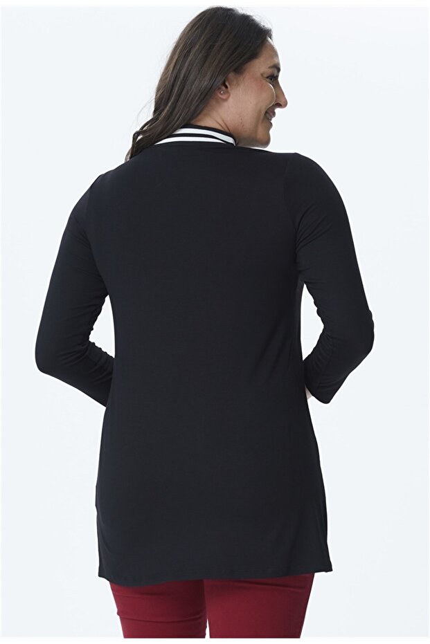 Ribana Yakalı Örme Tunik - 2