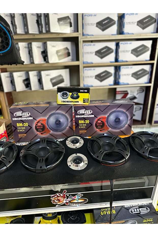 4 ADET 20 CM MERMİ GÖBEK MİDRANGE 10 CM DOM TWETER PANDİZOT DAHİL - 3