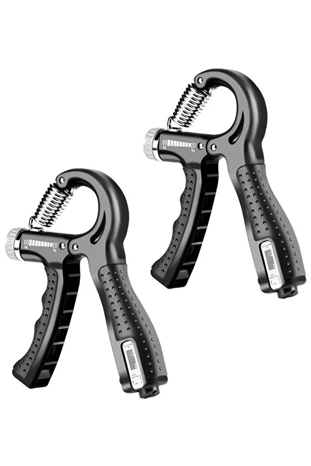 Dual Display Counter Hand Spring Tool Adjustable Sports Wrist Muscle Arm Strengthening Exercise with Screen
