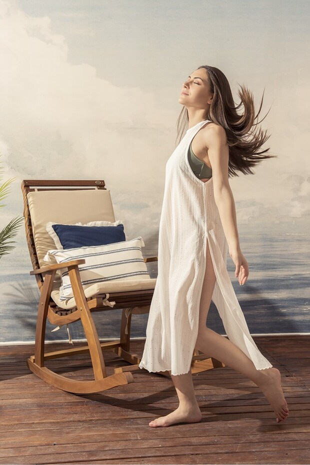 Plaj Elbisesi Maya Uzun - 6