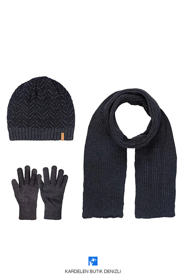 Special Knitted and Woven, Winter Scarf, Beret and Gloves