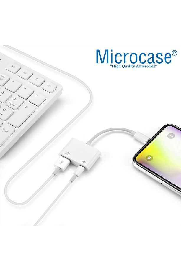 USB 3.0 iPhone iPad Lightning Şarj ve Kamera Adaptörü PD30 - AL4115 - 4