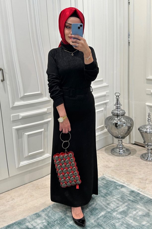 Siyah Elbise - 4
